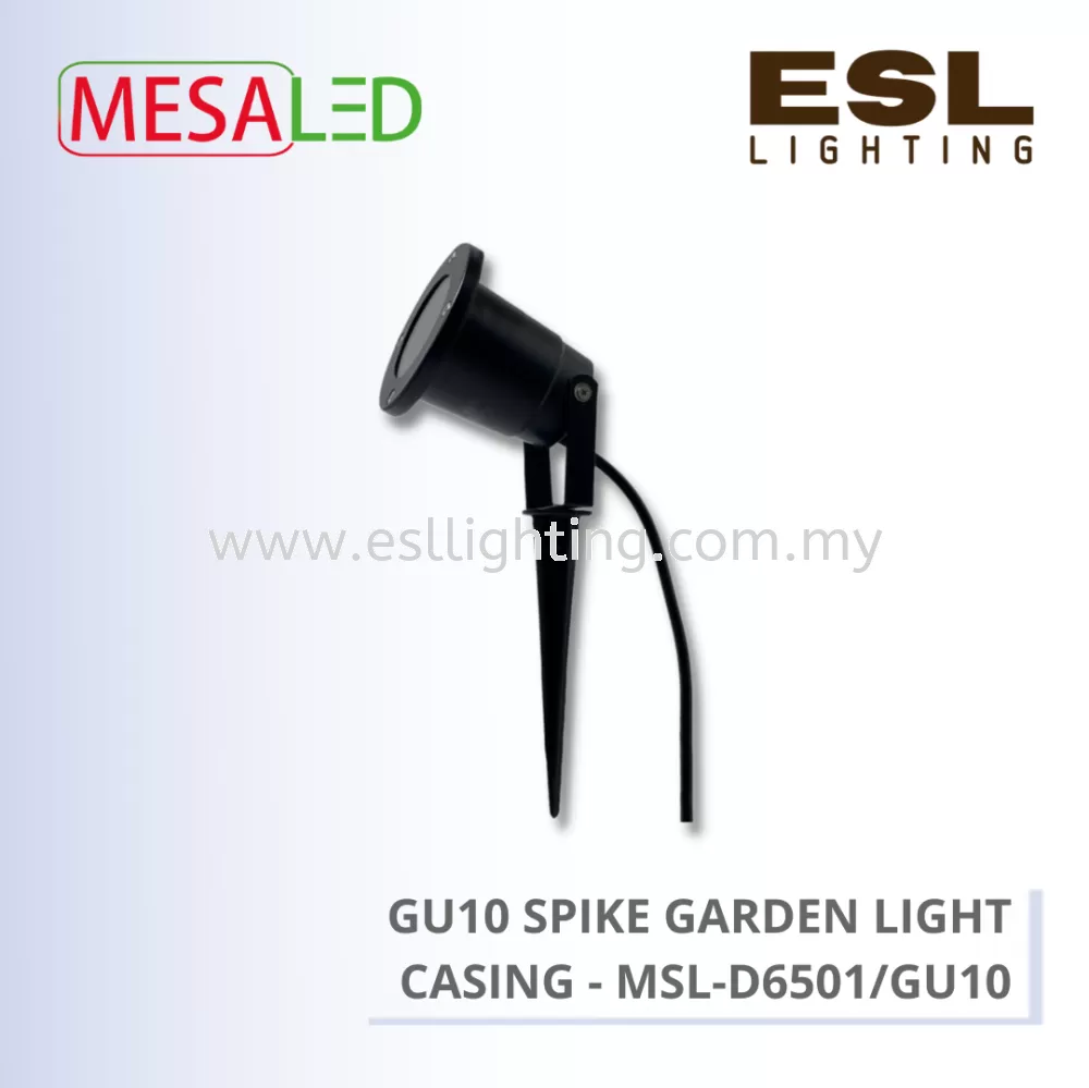 MESALED SPIKE LIGHT - GU10 SPIKE GARDEN LIGHT CASING - MSL-D6501/GU10