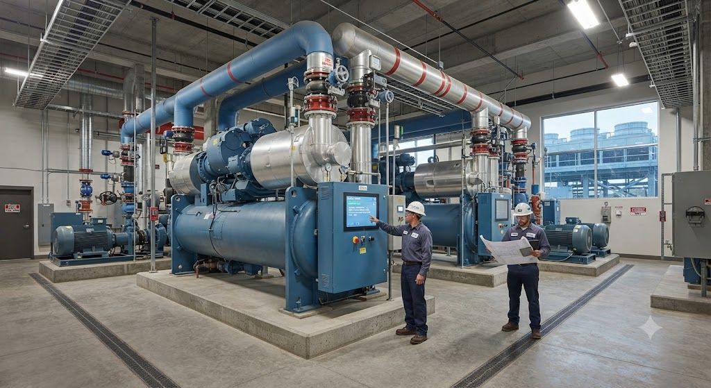 High capacity water-cooled chiller projects