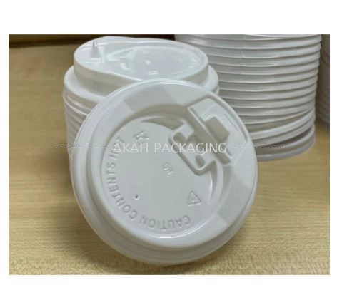 8oz Cup Lid for Hot Cup WHITE