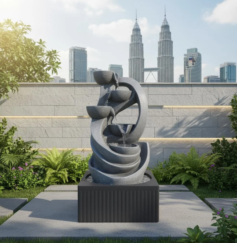 Best Water Feature Specialist KL Malaysia PC1247- 59160 马来西亚户外喷泉 Pakar Air Pancut Luaran Malaysia