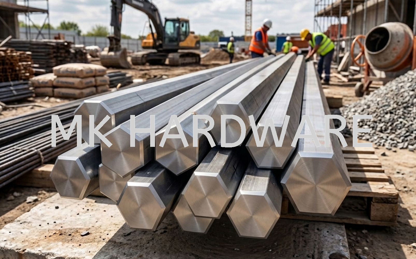 STAINLESS STEEL 304 HEXAGON BAR 1/4' (6.35MM)