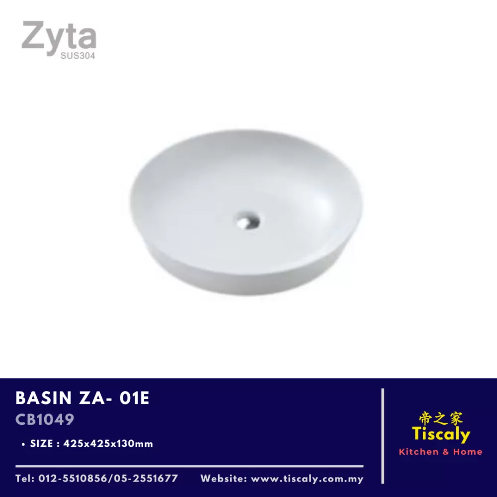 ZYTA COUNTER TOP BASIN ZA-01E CB1049