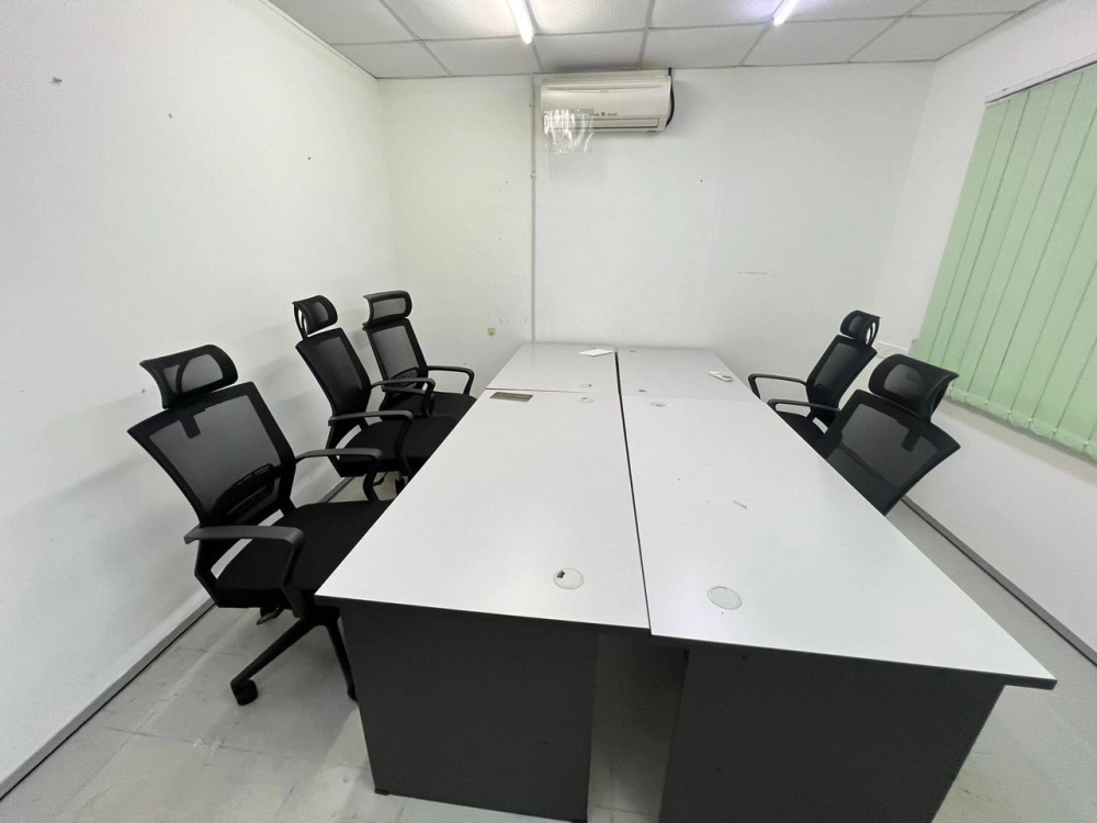 Standard Office Table Desk | High Back Mesh Office Chair | Office Furniture Penang