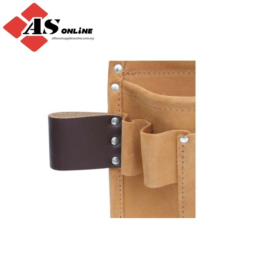 KENNEDY Tool Belt, Leather, Tan, 2 Pockets, 290 x 200mm / Model: KEN5933640K