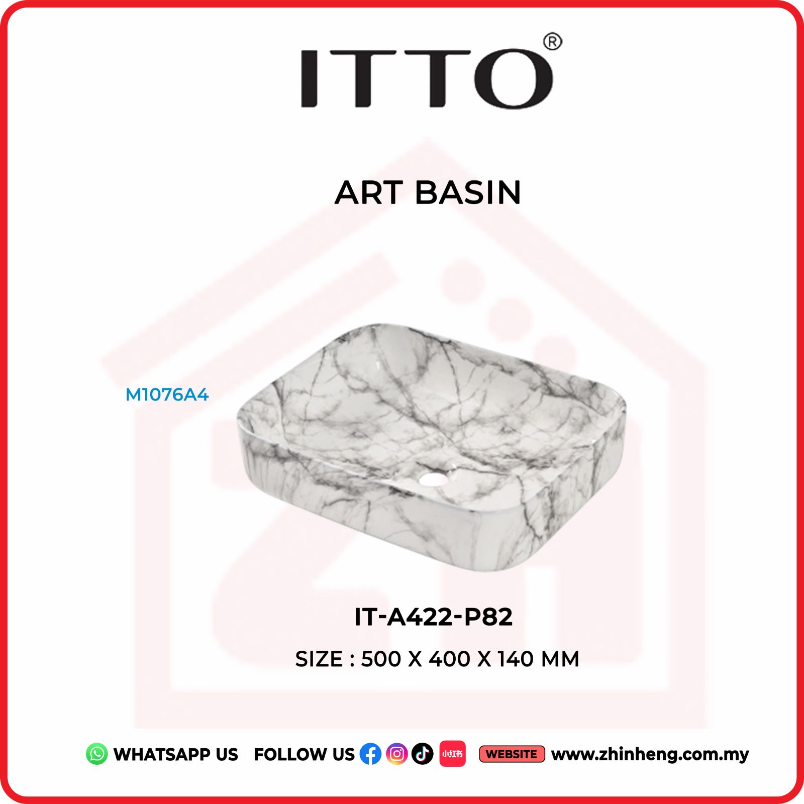 ITTO ART BASIN IT-A422-P82