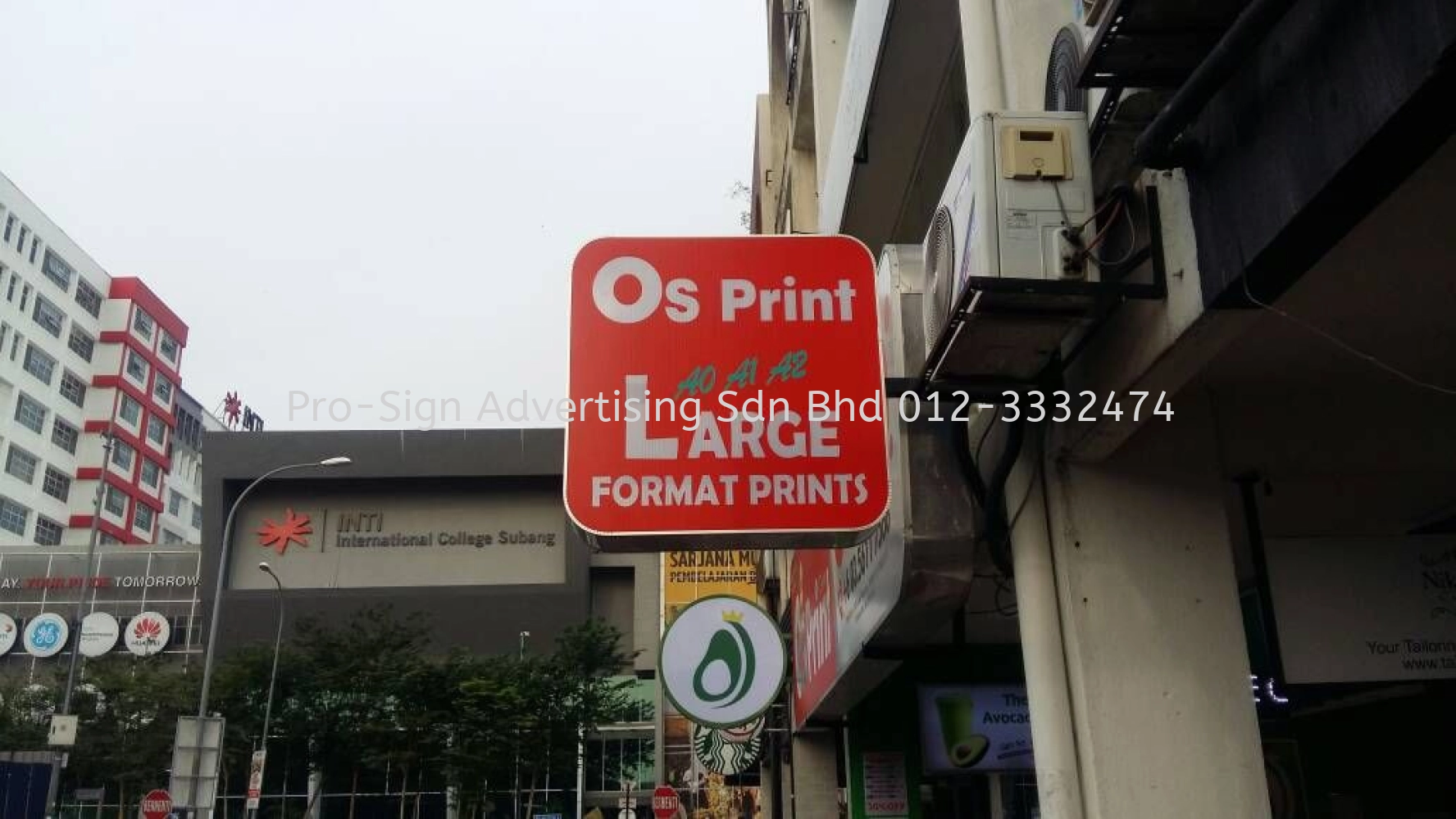 DOUBLE SIDED LIGHTBOX (OS PRINT, SUBANG JAYA, 2018)