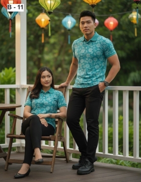 Custom Batik Sublimation T-Shirt