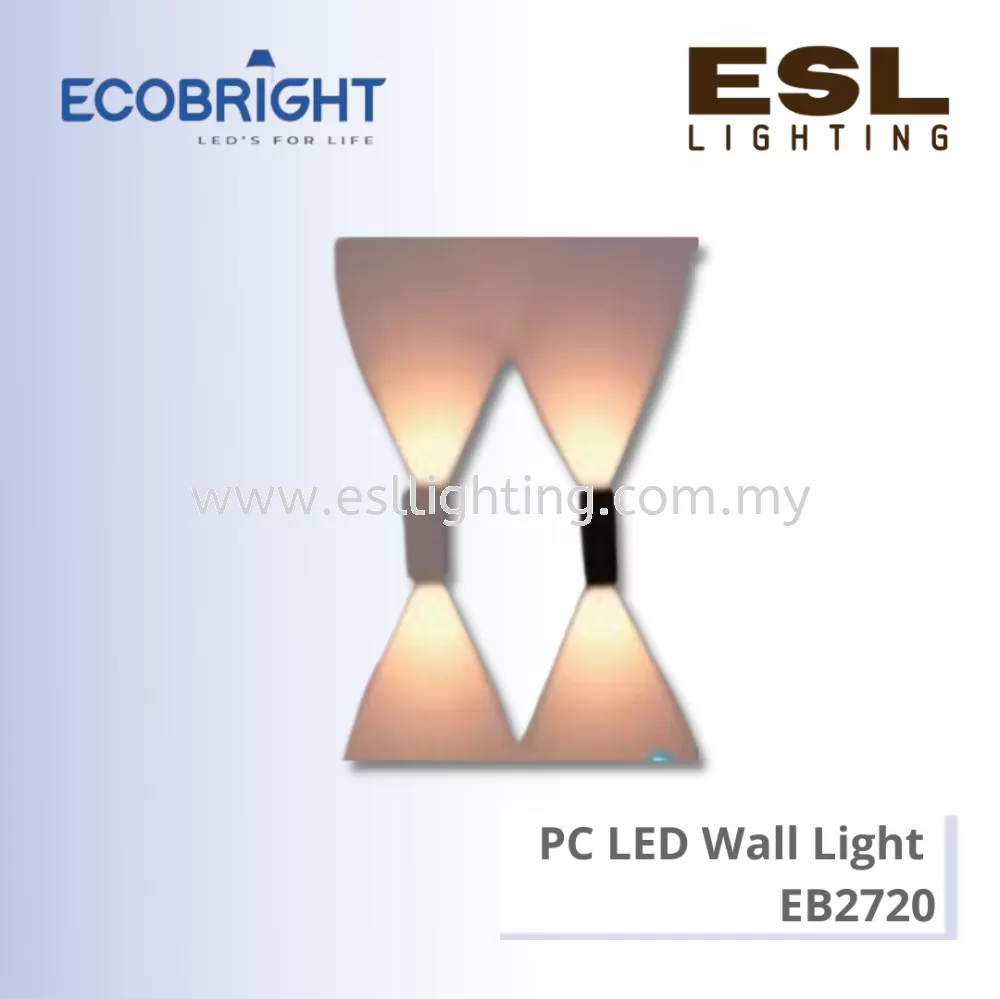 ECOBRIGHT PC LED Wall Light 5W - EB2720 IP65
