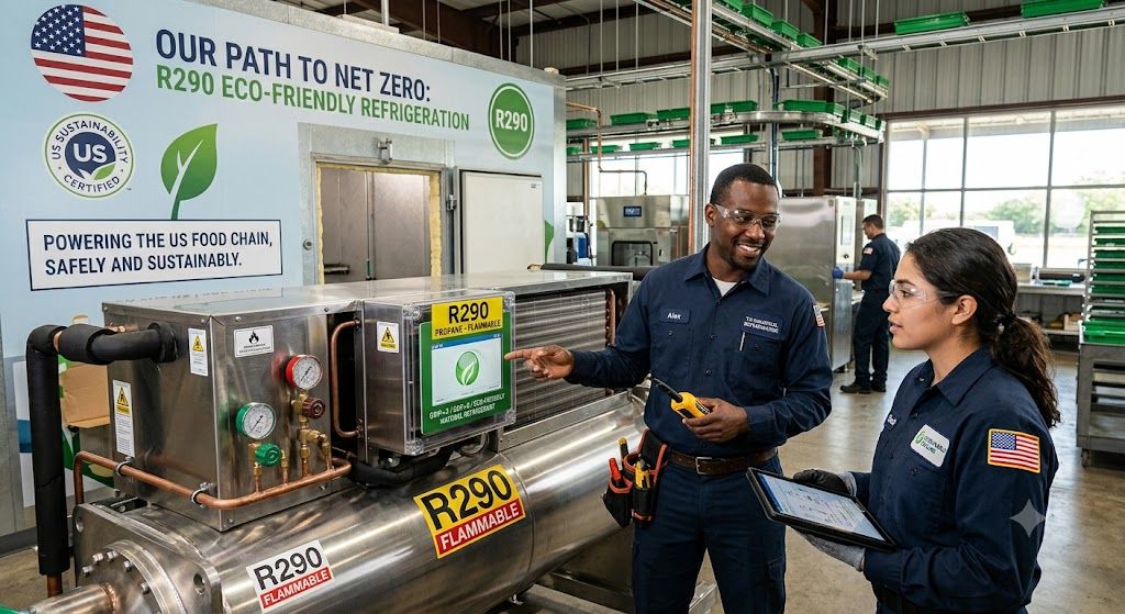 R290 eco-friendly industrial refrigeration US