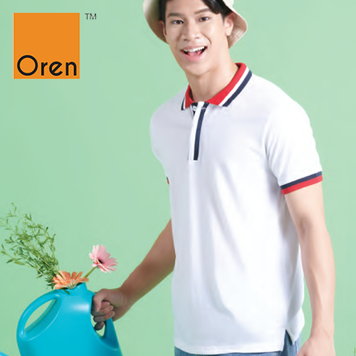 Polo-Collar T-Shirt-Single Jersey-Unisex - SJ04 (Short Sleeve)