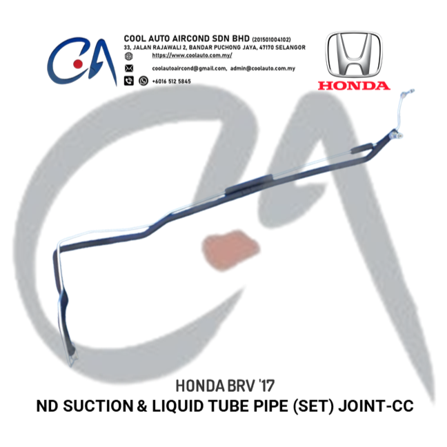 HONDA BRV '17 ND SUCTION & LIQUID TUBE PIPE (SET) JOINT-CC