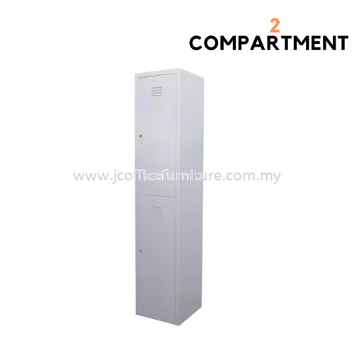 2 Door Compartment Steel Locker