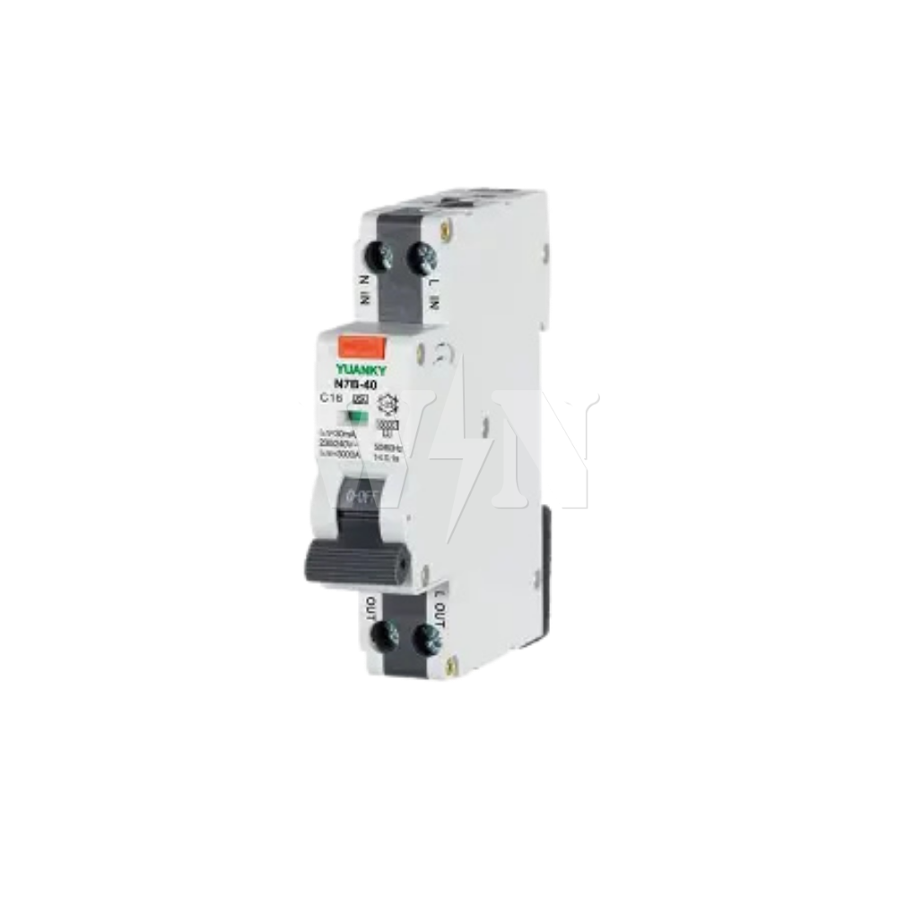 EPS RCBO 1 POLE + N 20A / 25A 0.01 10mA