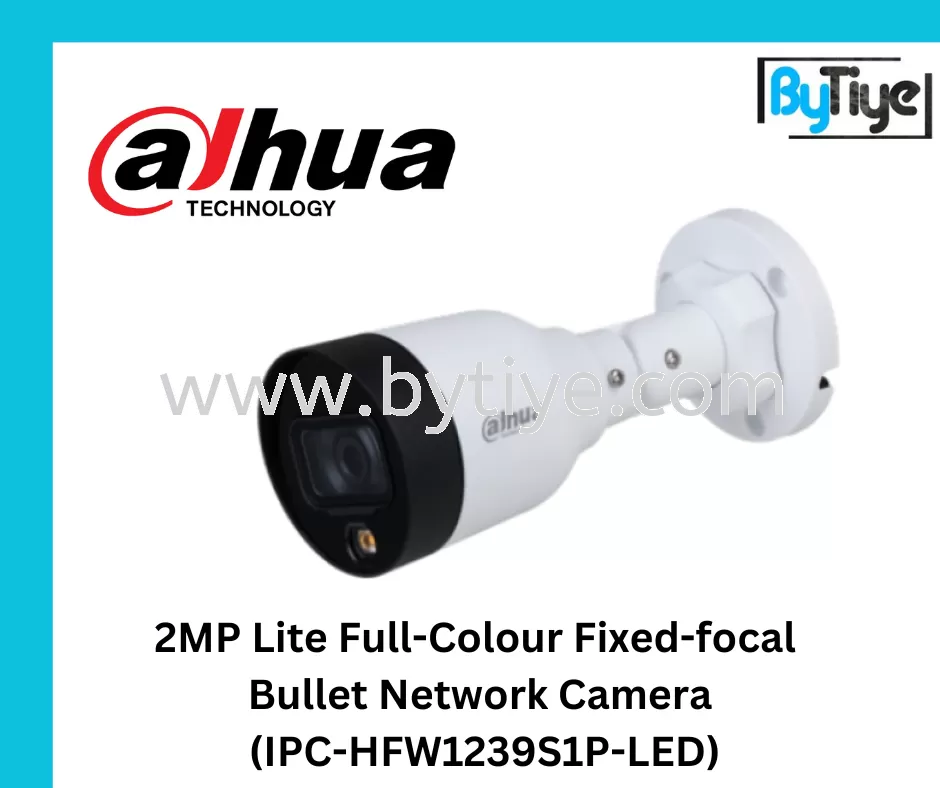 2MP Lite Full-Colour Fixed-focal Bullet Network Camera (IPC-HFW1239S1P-LED)