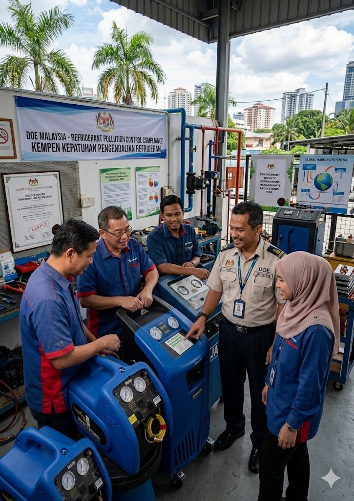 DOE Malaysia refrigerant pollution control compliance