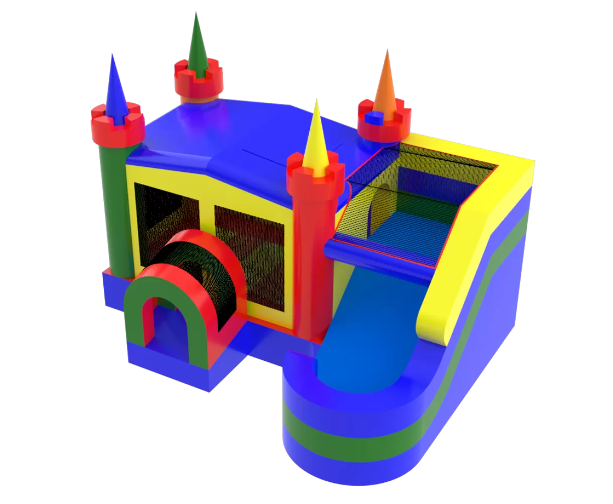 Rainbow Slide House (3.5m x 4.5m x 3.23m)