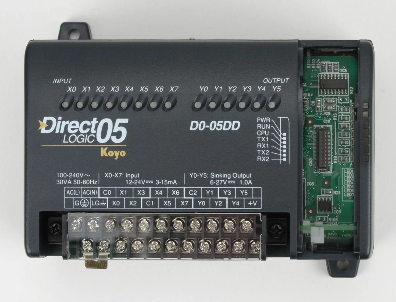 Koyo Direct Logic Series DL05 Micro PLC Programmable Logic Controller ...