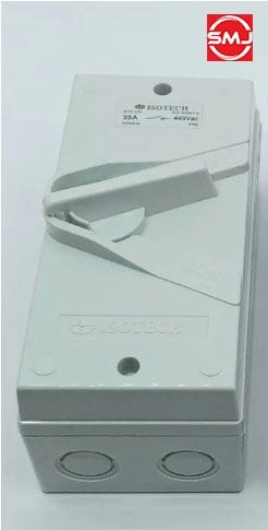 Isotech KTE-335 35A 3 Pole IP66 Weatherproof Isolator