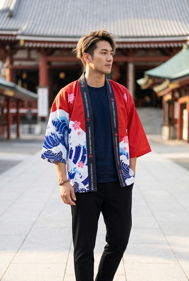 Custom Happi Coat Malaysia | Japanese Festival Coat Printing | Promotional Event Uniform | Custom Logo Happi Jacket