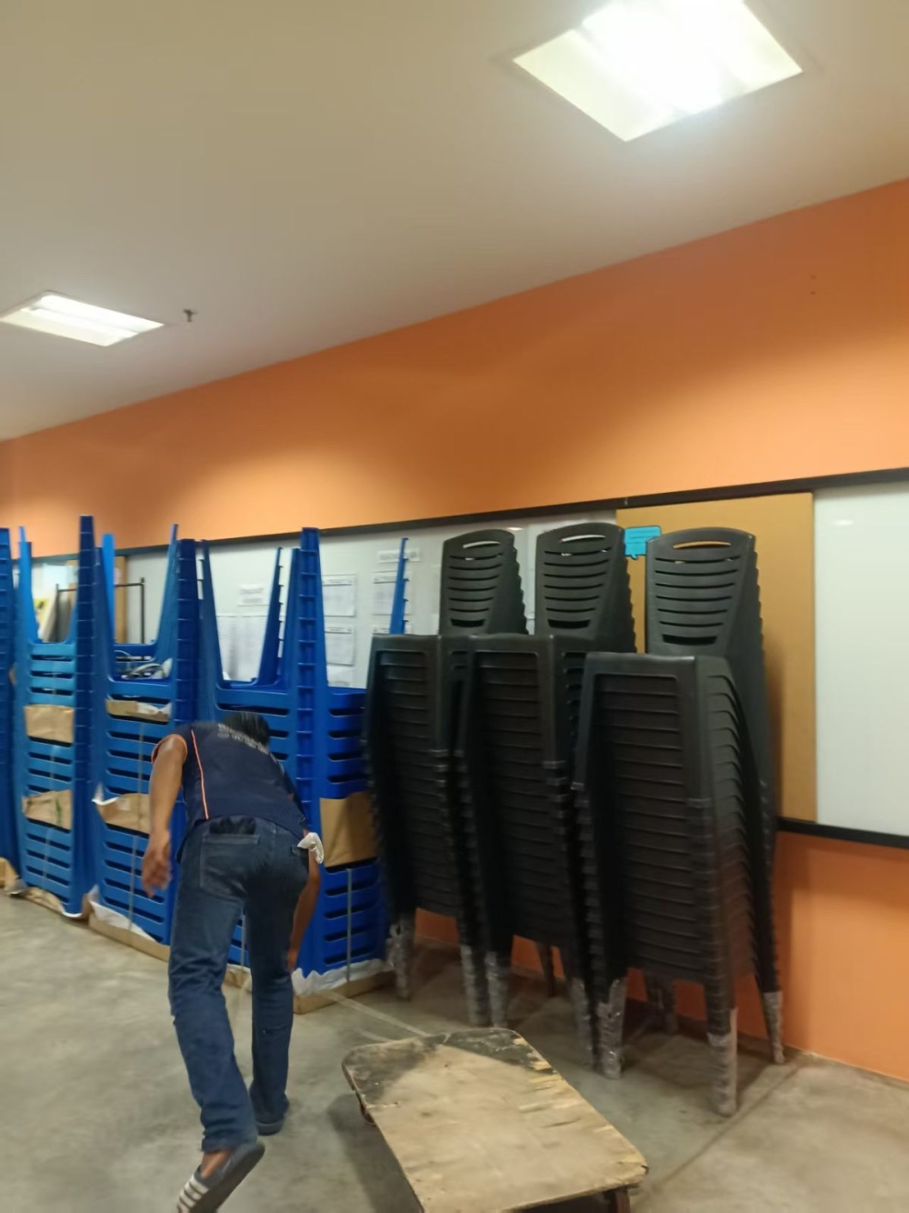 School Exam Table Malaysia | SPM Exam Table | Full Plastic School Table | Examination Hall Furniture | Plastic Chair School | Kerusi Plastik Sekolah Penang Kedah Kulim Lunas Bertam