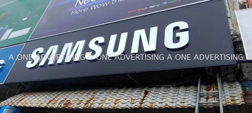 Samsung 3D Box Up Signboard