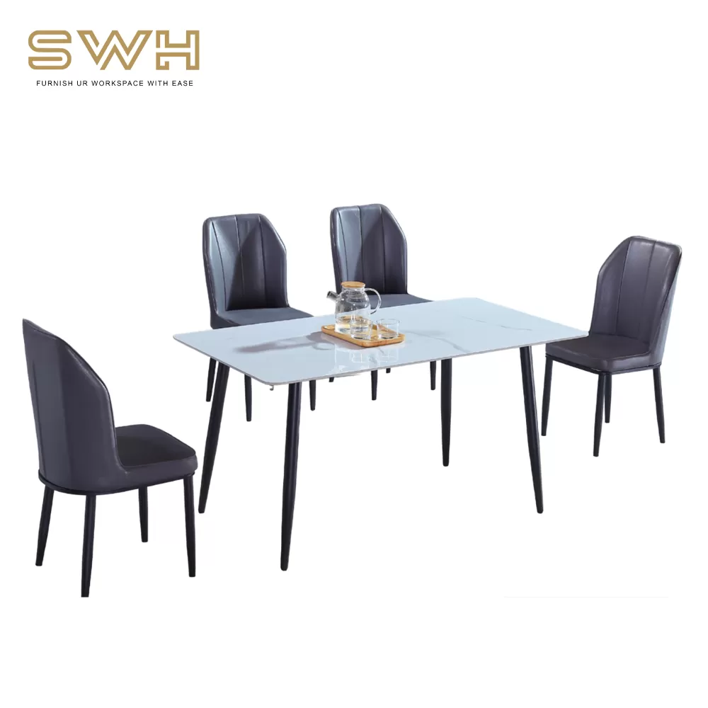  HADID 1+4 Dining Table Set | Dining Furniture Shop