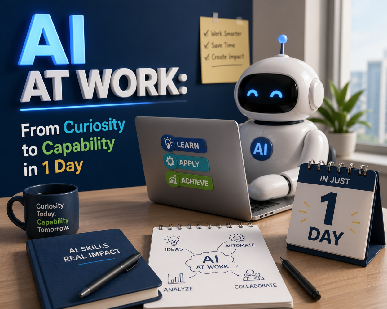 AI at Work: From Curiosity to Capability in 1 Day