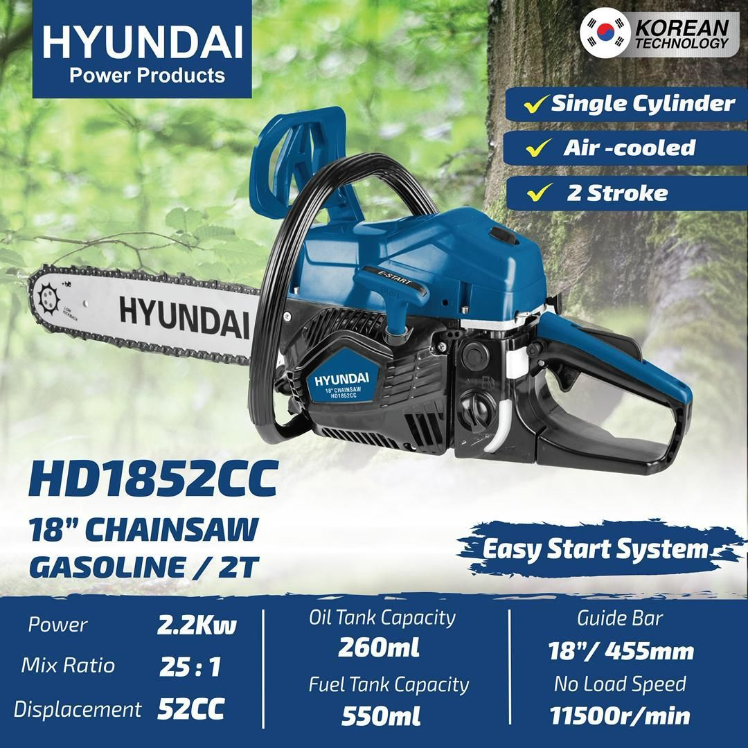 HYUNDAI HD1852CC 18" Gasoline Chainsaw