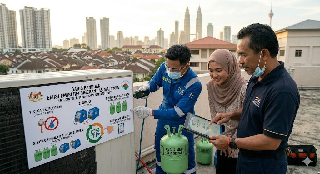 refrigerant emission guidelines Malaysia DOE