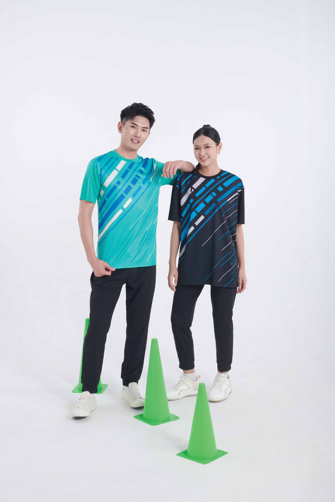 Custom Unisex Sublimation Mini Eyelet T-Shirt | Breathable Quick Dry Sports Tee | Full Color Printing Uniform Malaysia
