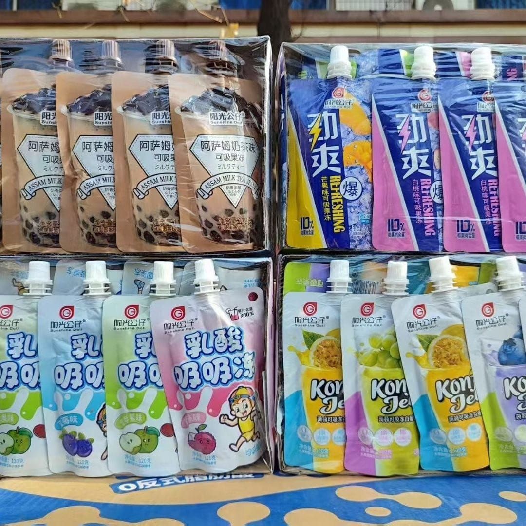 阳光公仔吸吸果冻SUNSHINE DOLL JELLY 120GX20PKT[8BOX/CTN]