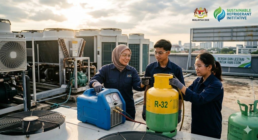refrigerant emission reduction sustainable Malaysia DOE