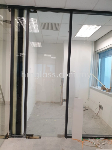 Glass Door Partition 