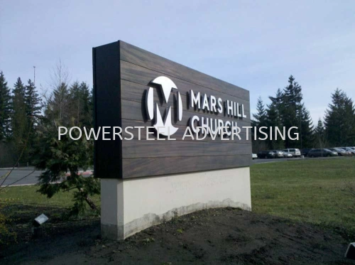 Modern Stainless Steel Signage