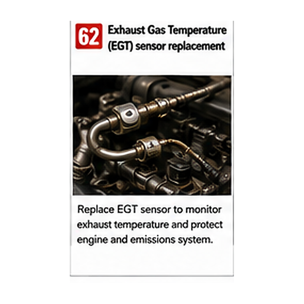 Exhaust Gas Temperature Egt Sensor Replacement