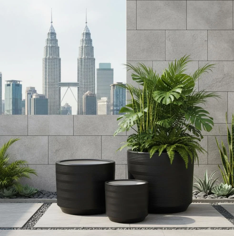 Professional Flowerpot Specialist in Malaysia PC1247-18453-3BK马来西亚专业花盆专家 Pakar Pasu Bunga Profesional di Malaysia