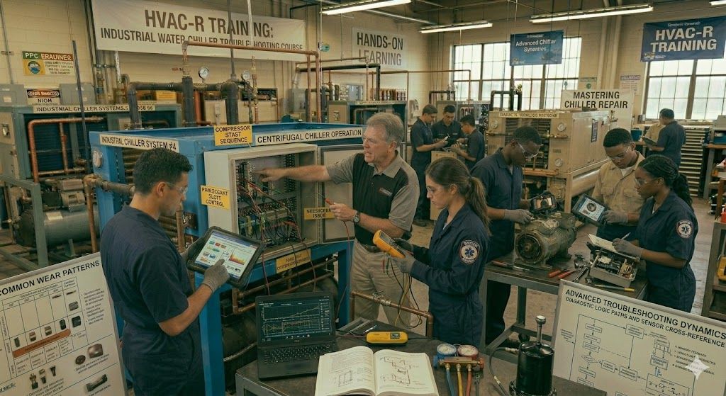 Industrial water chiller troubleshooting course