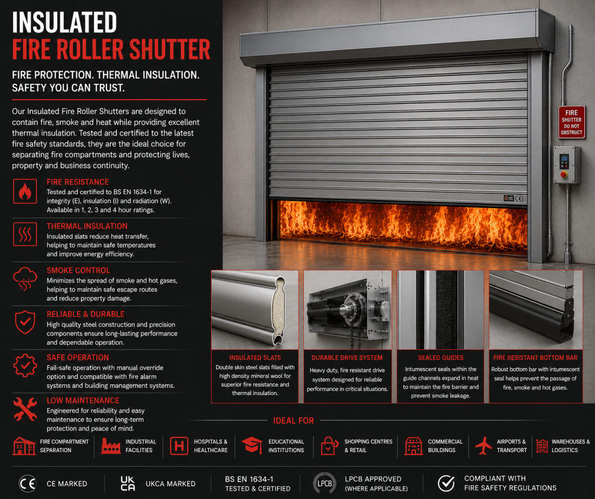 Insulated Fire Roller Shutter
