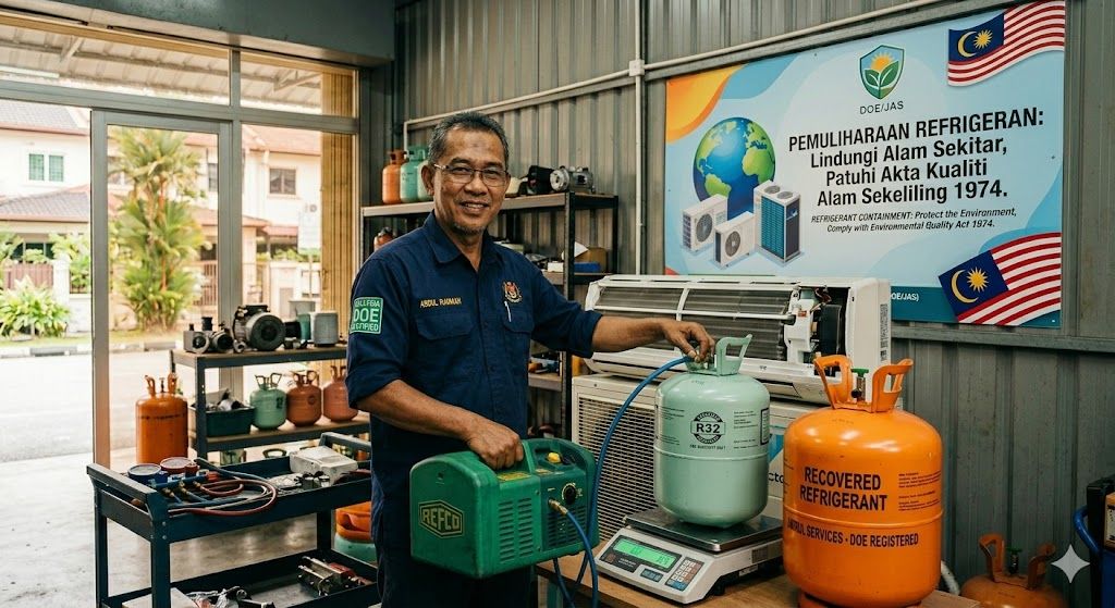 refrigerant gas containment methods Malaysia