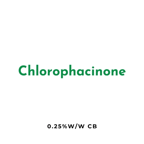 Chlorophacinone 0.25% w/w CB 