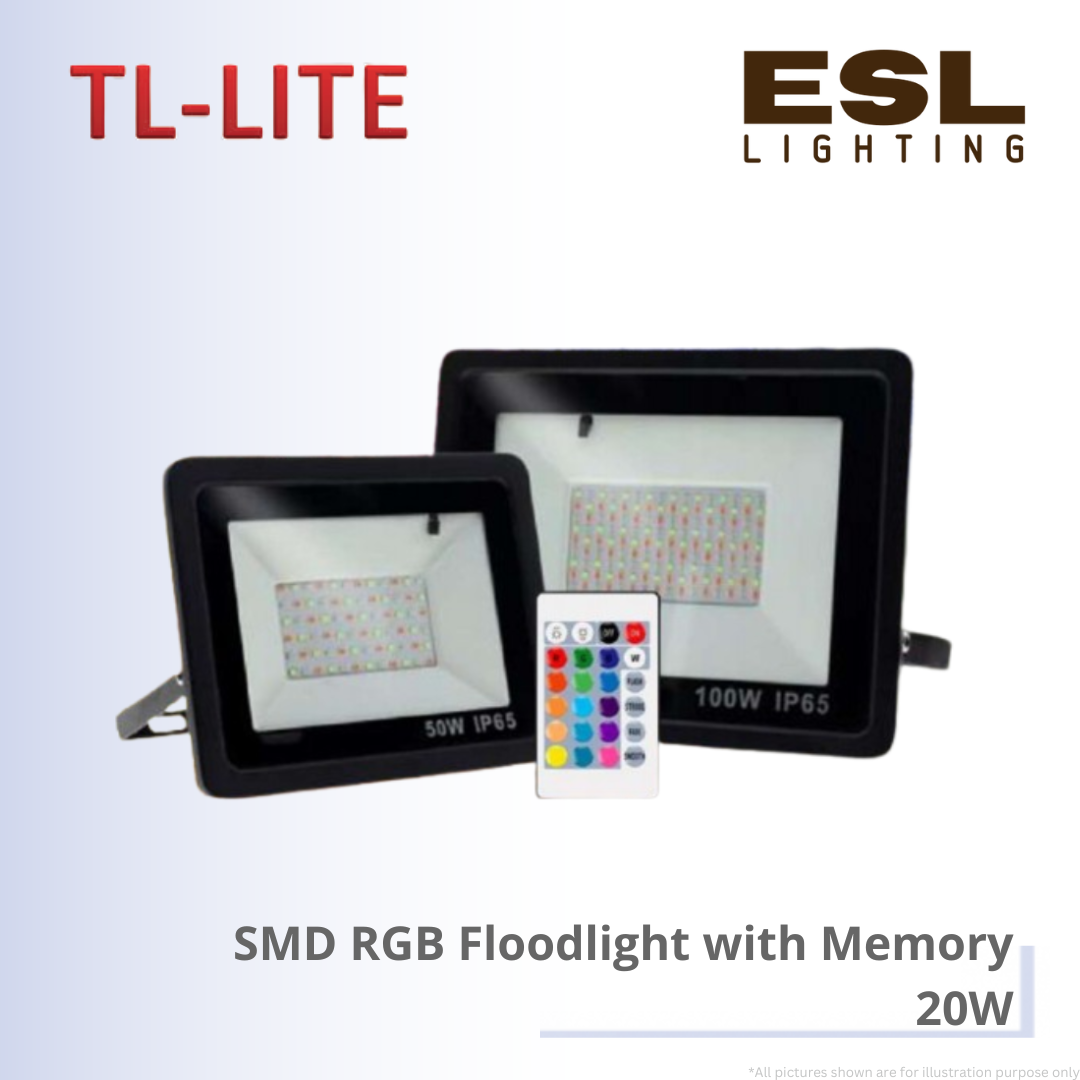 TL-LITE SMD RGB Floodlight with Memory - 20W