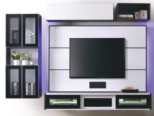 VD-7050 SET 3 WALL MOUNTED TV CABINET (WALL SERIES)