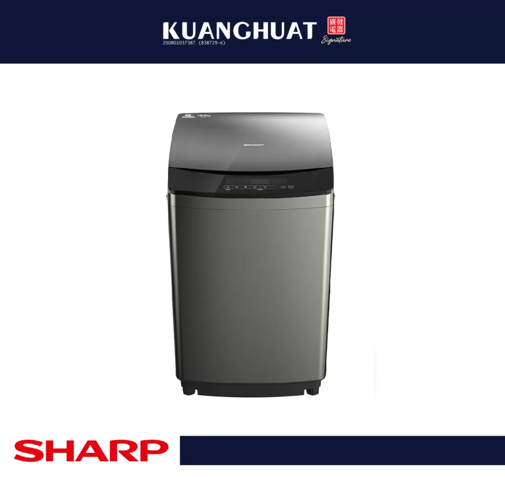 SHARP 12kg Full Auto Top Load Washing Machine ESY1219