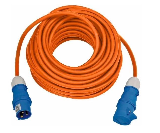 Giunto Angolare CEE 230V/16A IP44 Brennenstuhl Per Camper, Con Presa Schuko