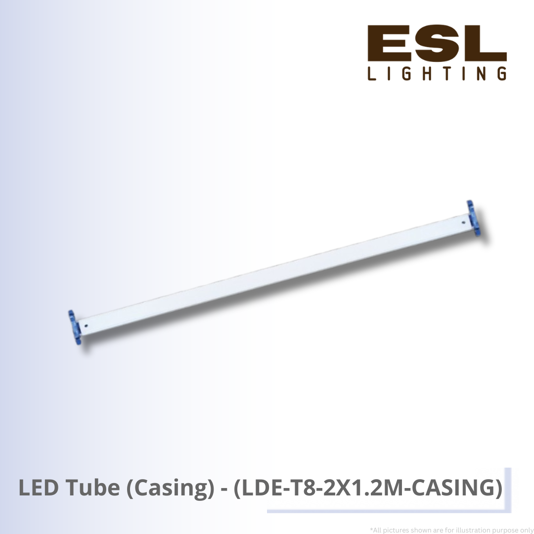 LED Tube (Casing) - LDE-T8-2X1.2M-CASING