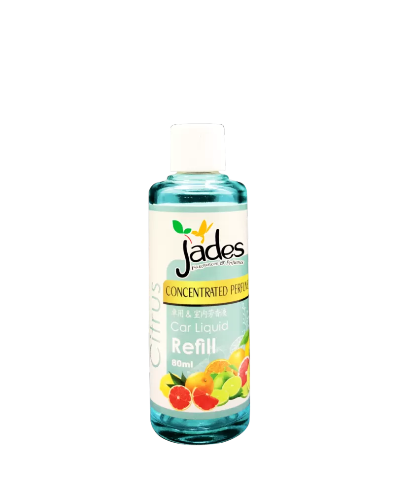 Jades Concentrated Liquid Perfume 80ml - Citrus (Air Freshener Car)