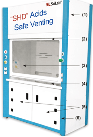 Corrosives Safety Fume Hood