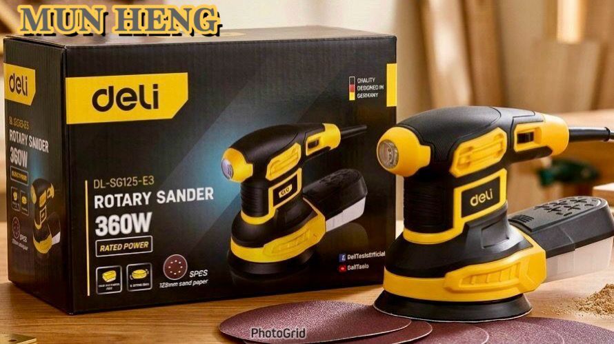 德力工具 Deli (DL-SG125-E3) 旋转砂光机 ROTARY SANDER 360W