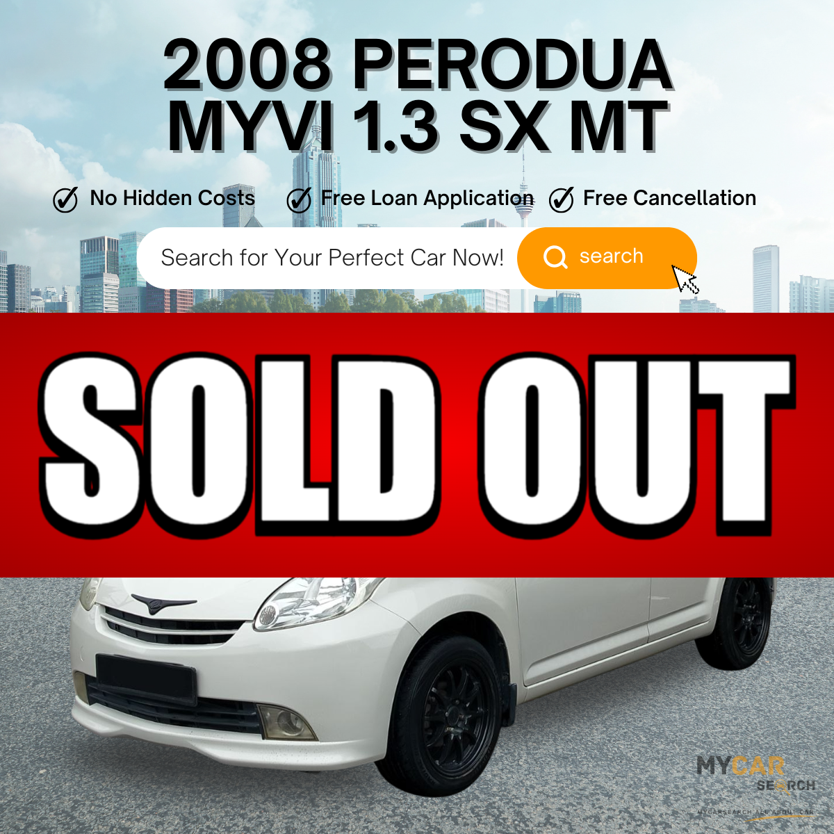2008 PERODUA MYVI 1.3 SX MT