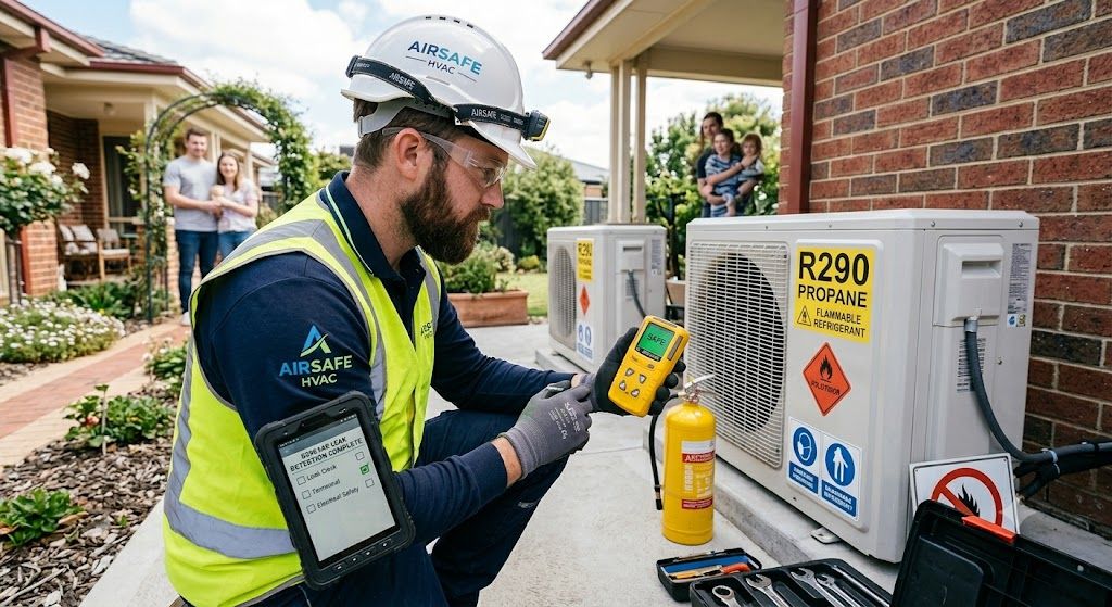 R290 residential system risk procedures